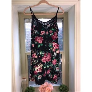 Floral dress.